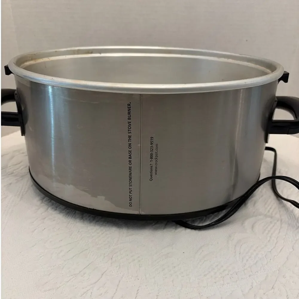 Crock-Pot SCCPVL600-S 6 Qt Slow Cooker Replacement Base Only Tested Works